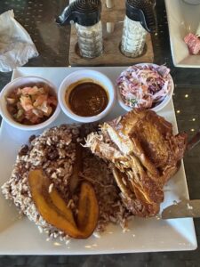 Belize Travel Guide - This BBQd chicken was the Bomb! I ate it twice in a week!