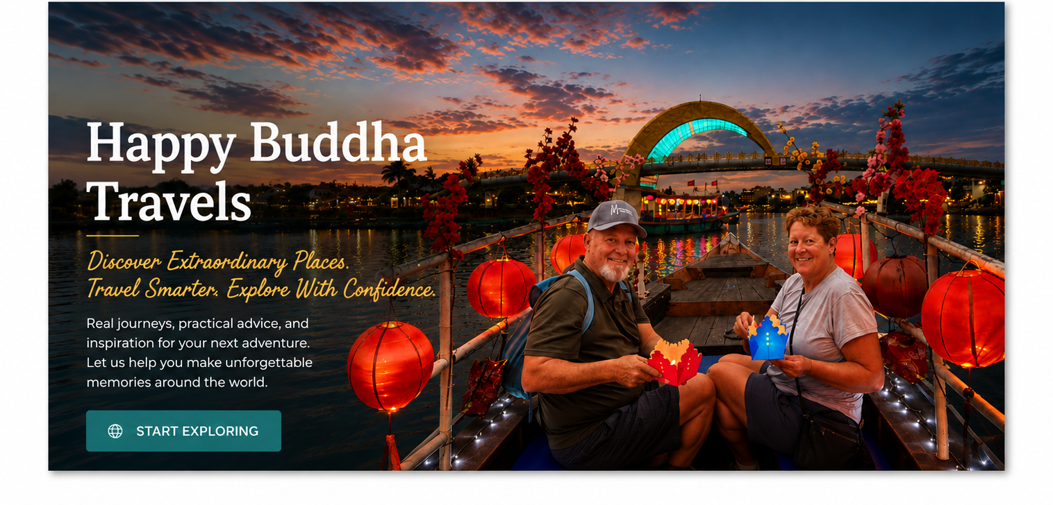 Happy Buddha Travels Hero